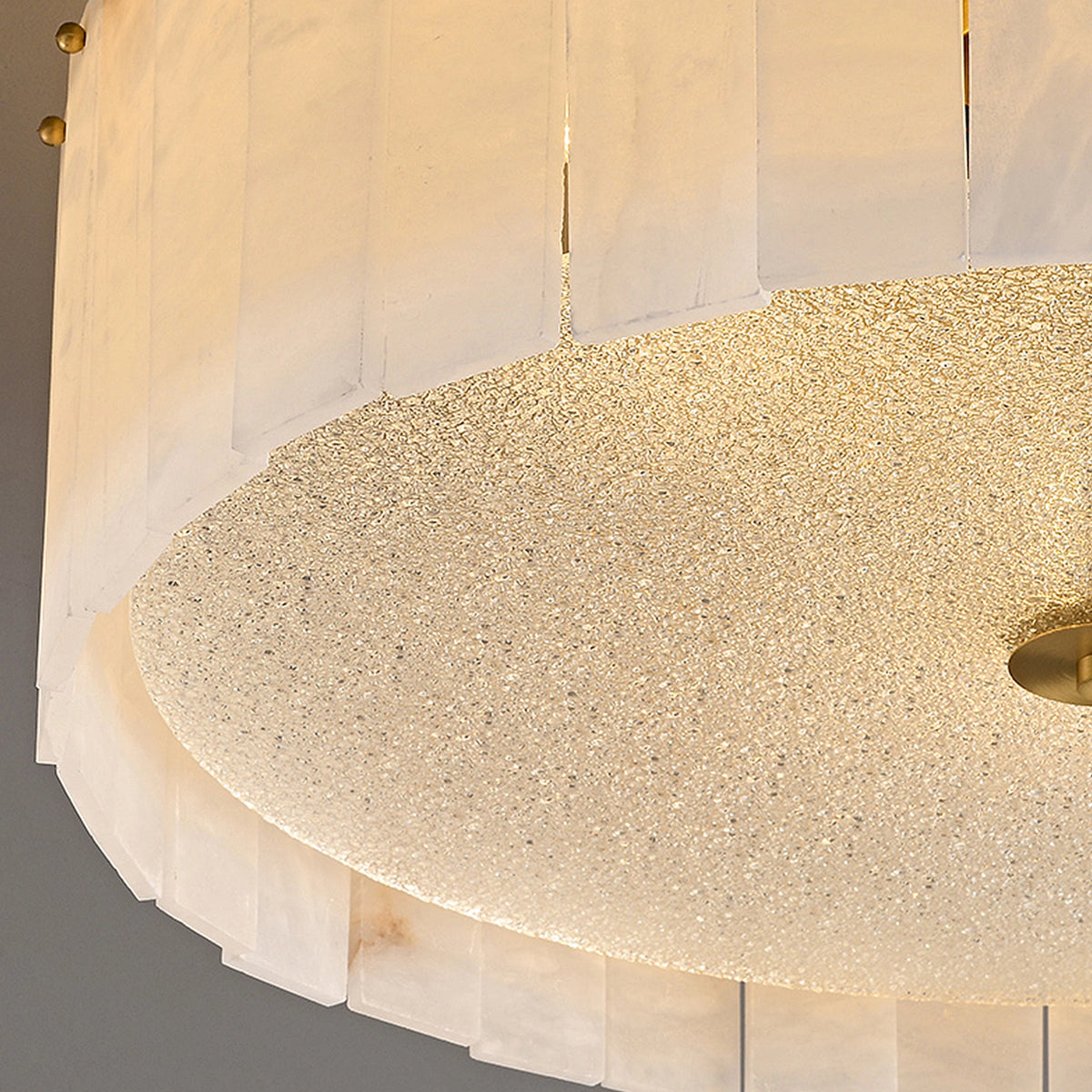 Modern Elysian Alabaster Ceiling Light