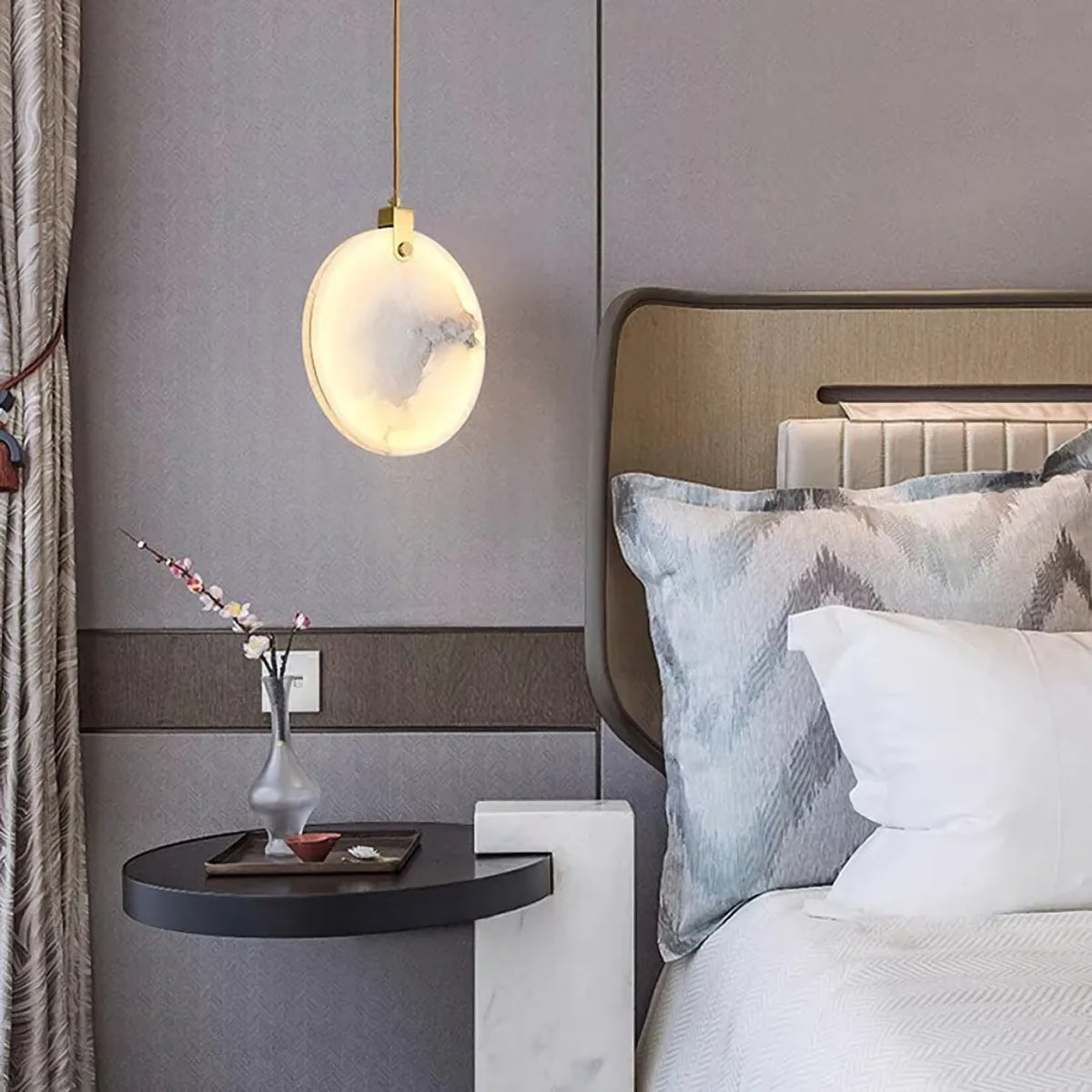 Modern Marble Ring Pendant Lamp