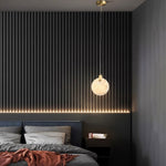 Modern Marble Ring Pendant Lamp