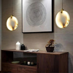 Modern Marble Ring Pendant Lamp