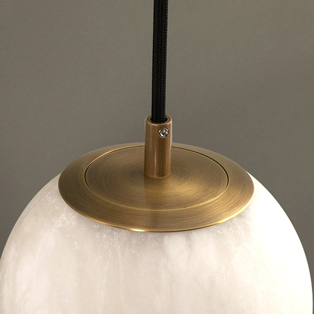 Modern Petra Alabaster Ball Wall Lamp