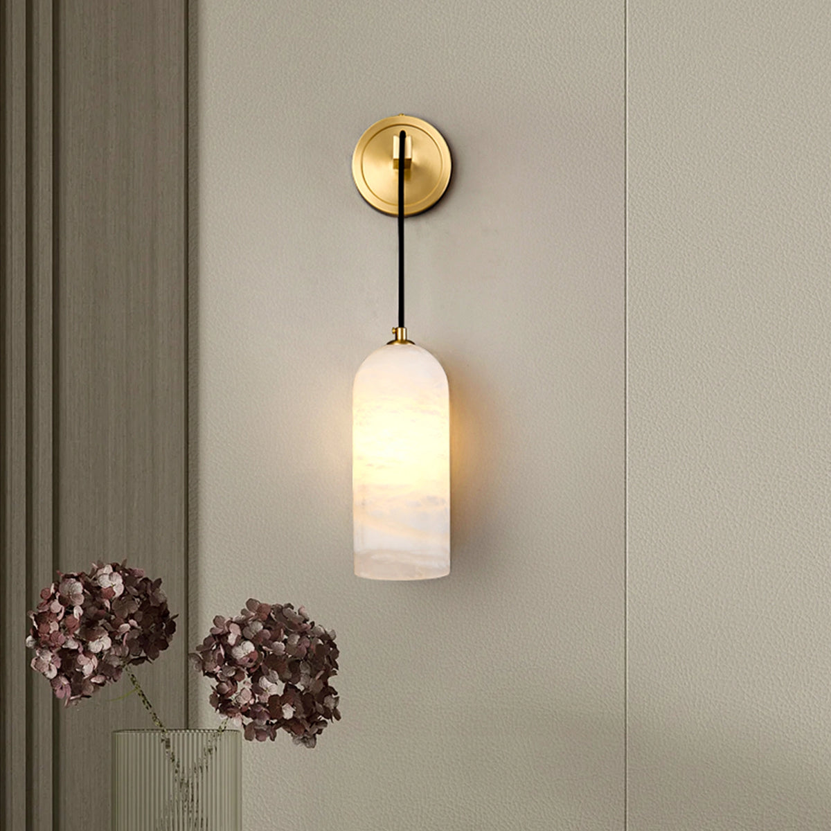 Modern Petra Alabaster Wall Lamp