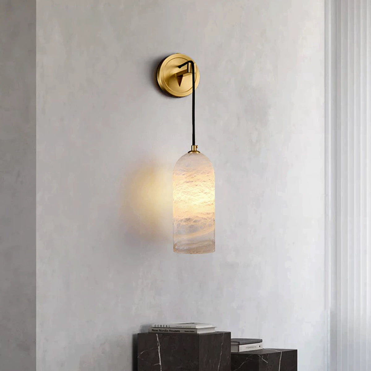 Modern Petra Alabaster Wall Lamp