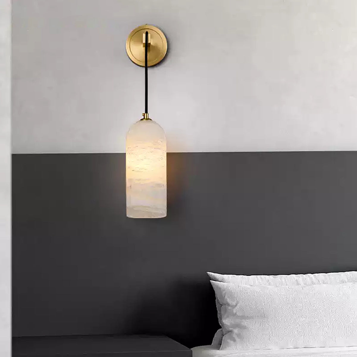 Modern Petra Alabaster Wall Lamp