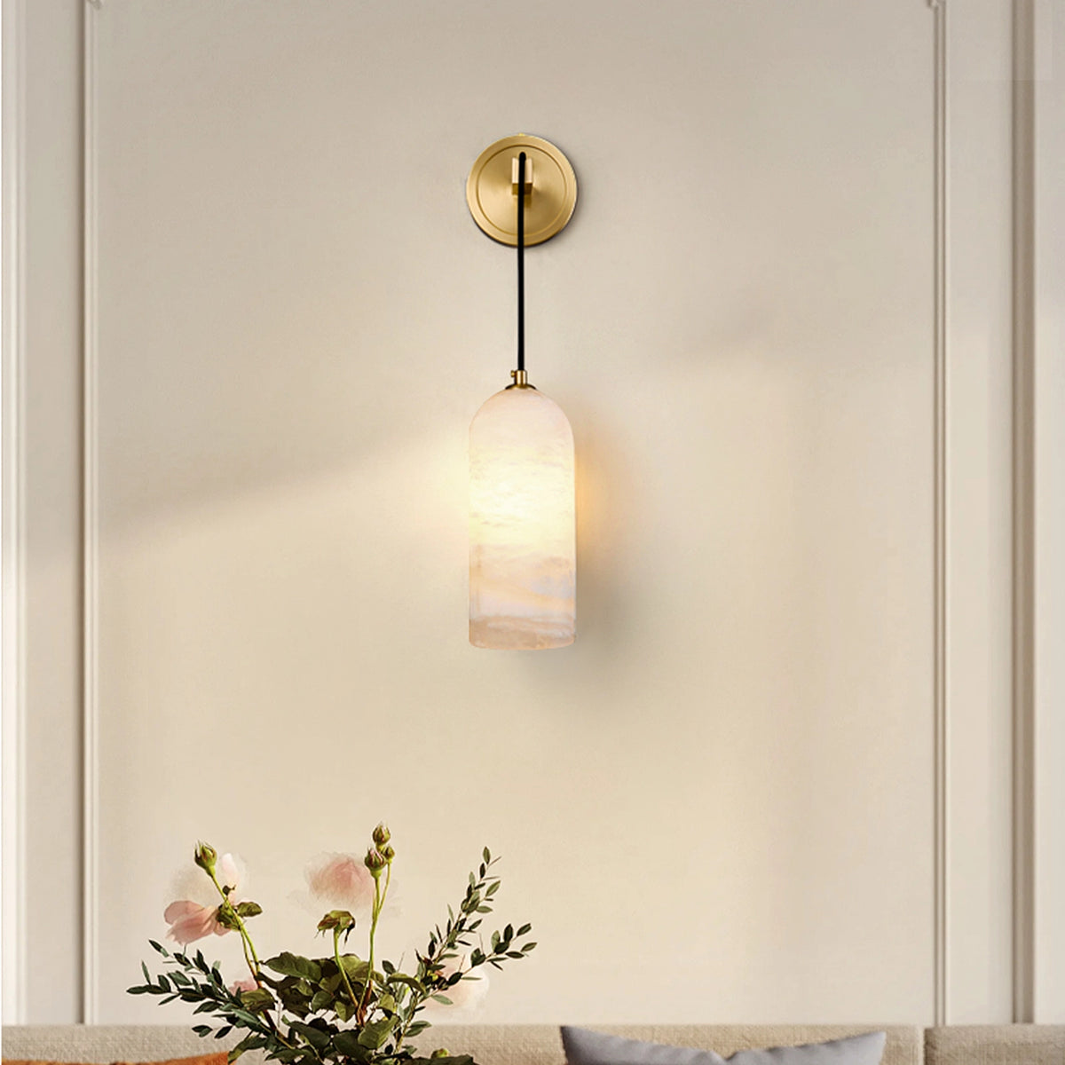 Modern Petra Alabaster Wall Lamp