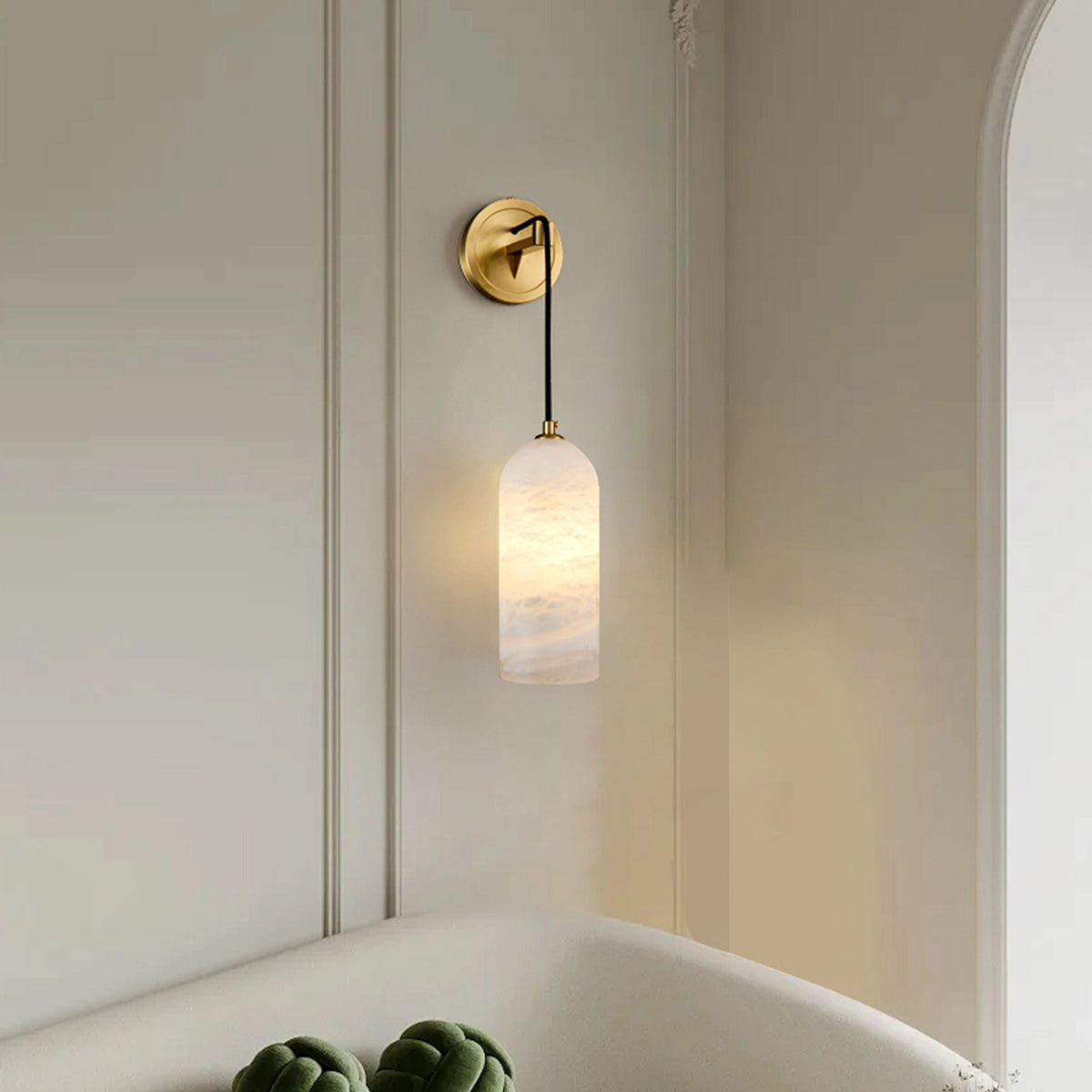 Modern Petra Alabaster Wall Lamp