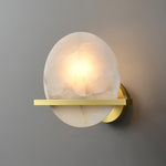 Modern Round Savion Alabaster Wall Lamp