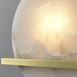 Modern Round Savion Alabaster Wall Lamp
