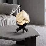 SquareTexture Alabaster Table Lamp