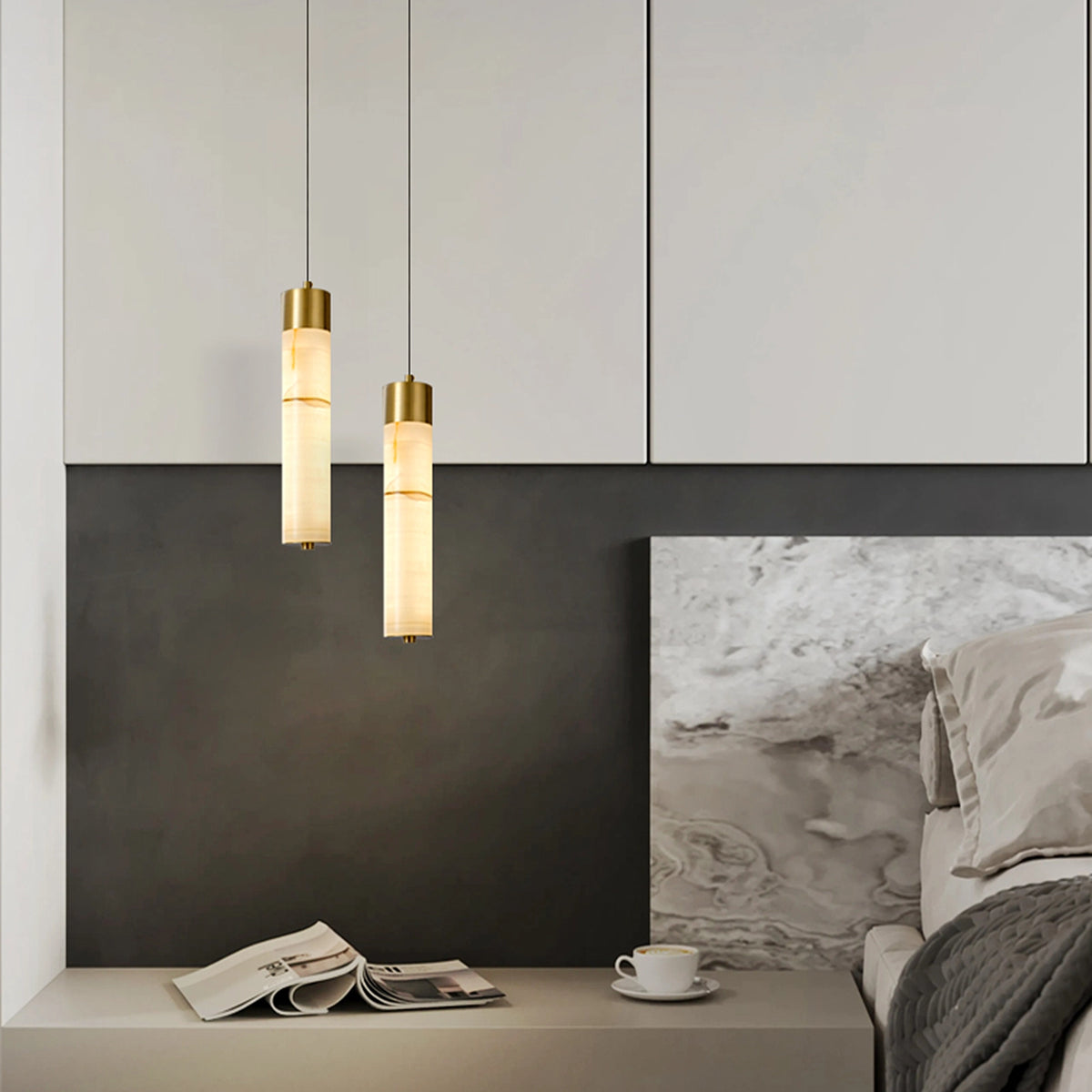 Modern Tala Alabaster Pendant Lamp