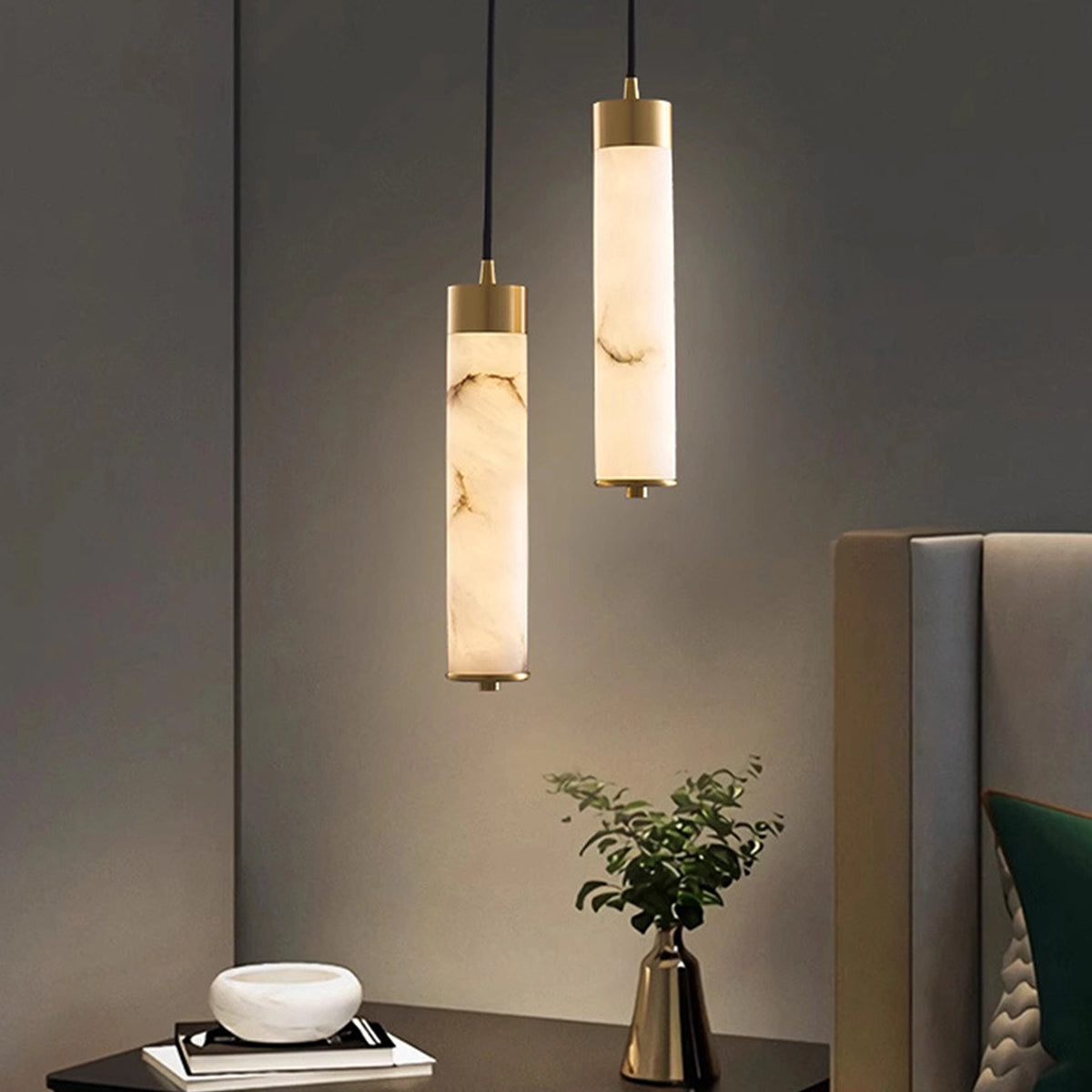 Modern Tala Alabaster Pendant Lamp
