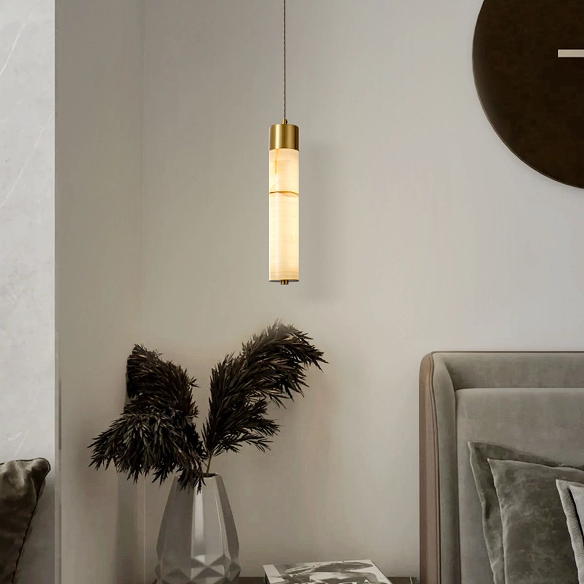 Modern Tala Alabaster Pendant Lamp