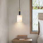 Modern cylinder Alabaster Pendant Lamp