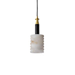 Modern cylinder Alabaster Pendant Lamp