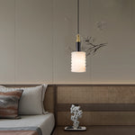 Modern cylinder Alabaster Pendant Lamp