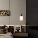 Modern cylinder Alabaster Pendant Lamp