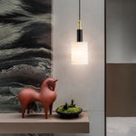 Modern cylinder Alabaster Pendant Lamp