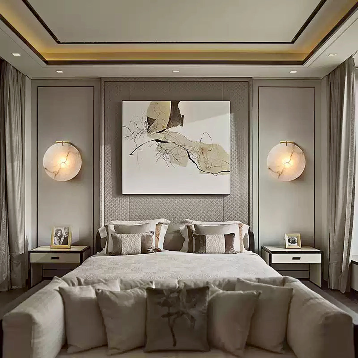 Moonshade Alabaster Wall Lamp