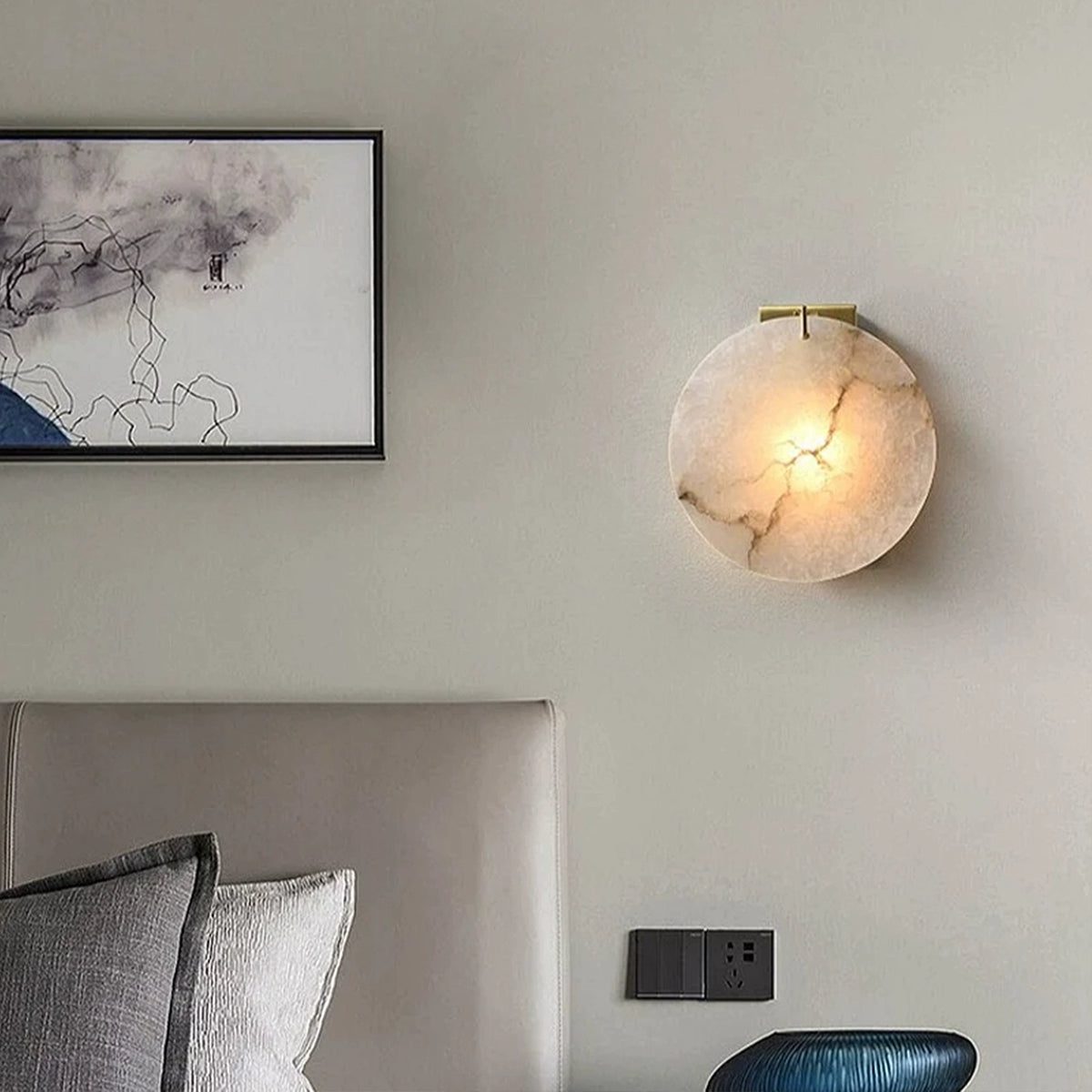 Moonshade Alabaster Wall Lamp