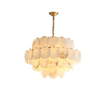 Multi-Layer Alabaster Chandelier