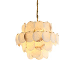 Multi-Layer Alabaster Chandelier