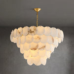 Multi-Layer Alabaster Chandelier