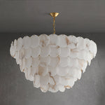 Multi-Layer Alabaster Chandelier