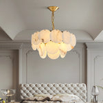 Multi-Layer Alabaster Chandelier