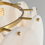 Multi-Layer Alabaster Chandelier