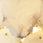 Multi-layer Alabaster Brass Chandelier