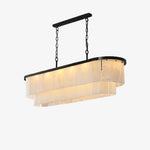Multi-layer Alabaster Dinging Room Chandelier