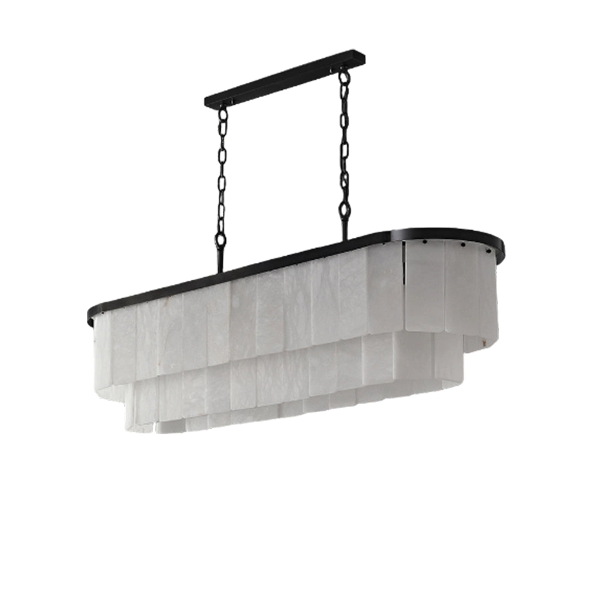 Multi-layer Alabaster Dinging Room Chandelier
