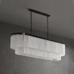 Multi-layer Alabaster Dinging Room Chandelier