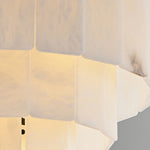 Multi-layer Moonshade Alabaster Chandelier