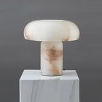Mushroom Alabaster Table Lamp