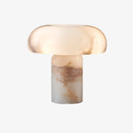 Mushroom Alabaster Table Lamp