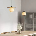 Natural Alabaster Brass Pendant Lamp