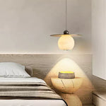 Natural Alabaster Brass Pendant Lamp