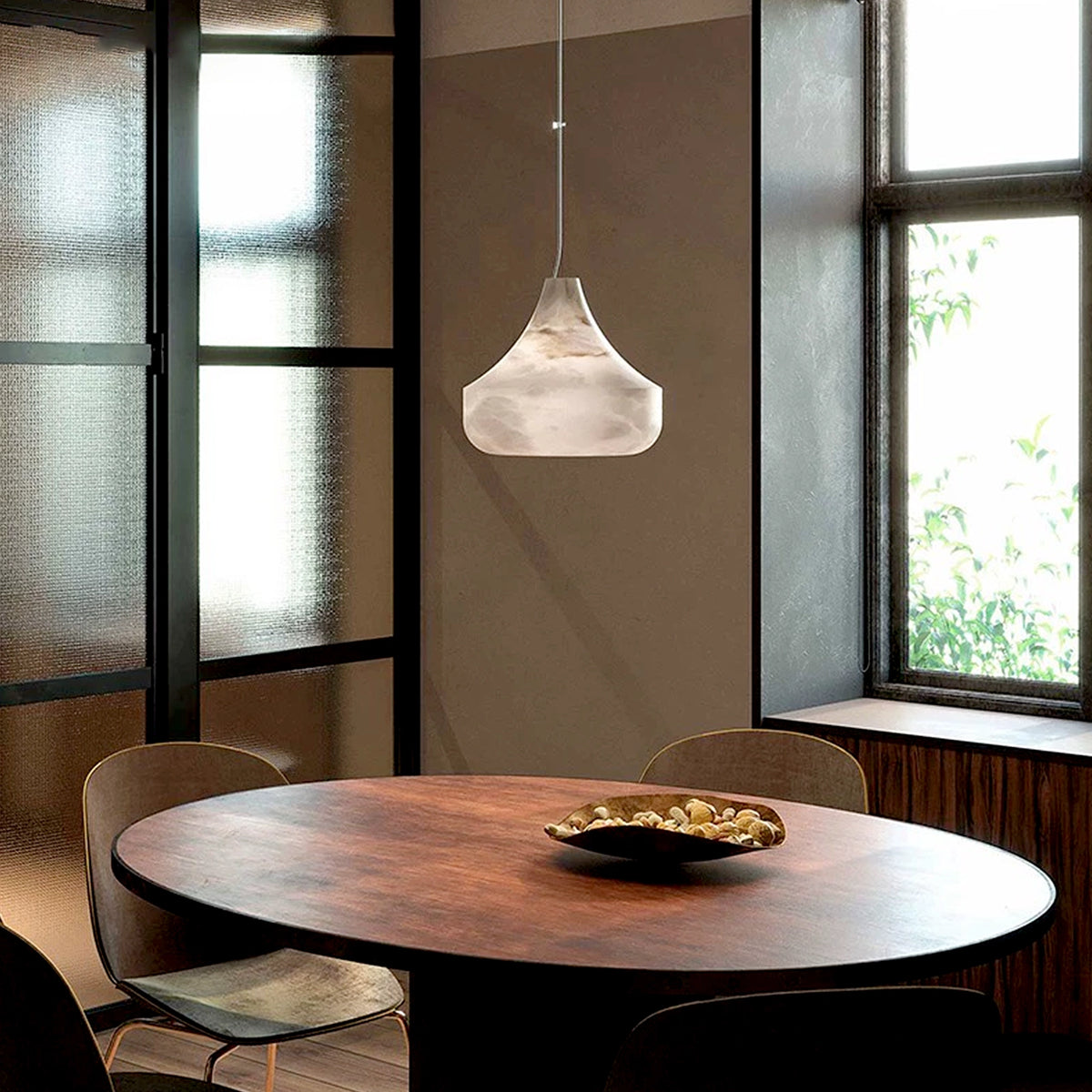 Natural Alabaster Pendant Lamp