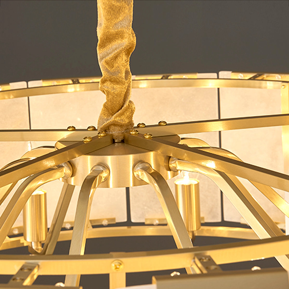 Natural Alabaster Ceiling Pendant Lamp