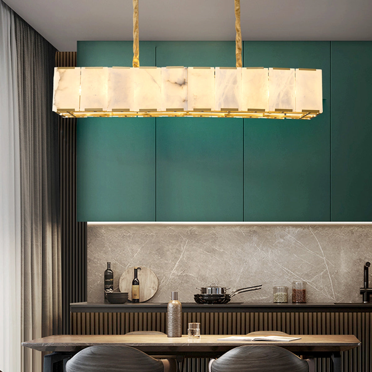 Natural Alabaster Ceiling Pendant Lamp