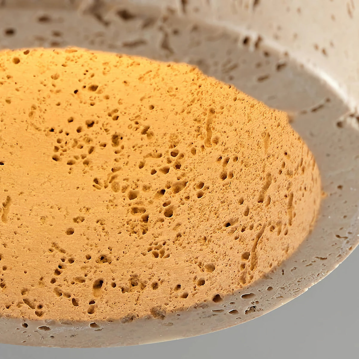 Natural Stone Dome Pendant Light