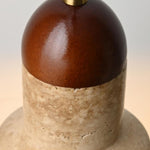 Natural Stone Dome Pendant Light