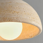 Natural Stone Dome Pendant Light