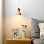 Natural Stone Dome Pendant Light