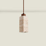 Natural Travertine GLigEt Pendant Light