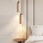 Natural Travertine GLigEt Pendant Light
