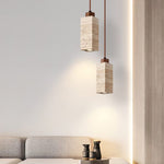 Natural Travertine GLigEt Pendant Light