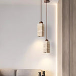 Natural Travertine GLigEt Pendant Light