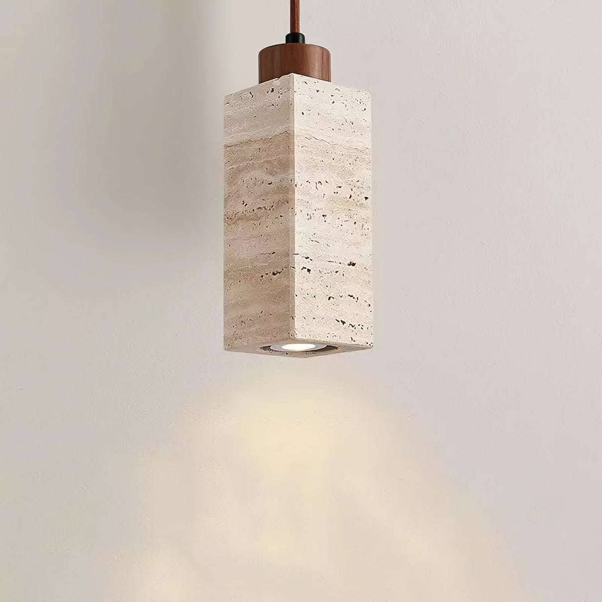 Natural Travertine GLigEt Pendant Light